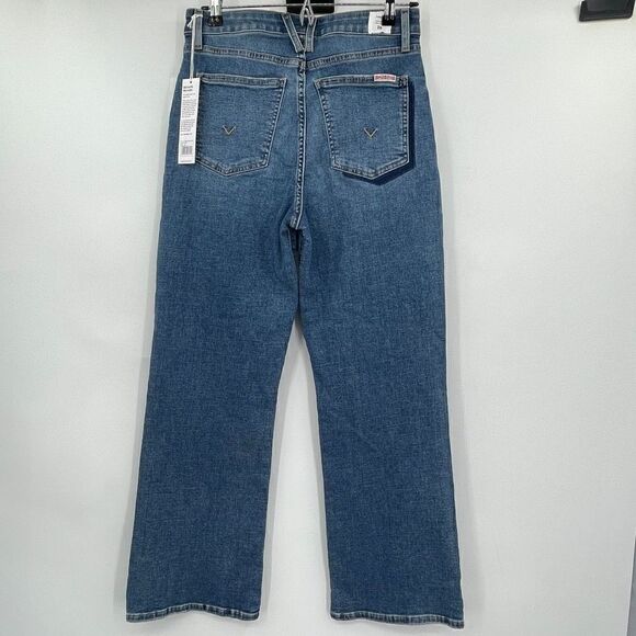 Hudson Blue Nyree Farrah Ultra High Rise Bootcup Crop Demin Jeans Size 28 - Picture 7 of 10